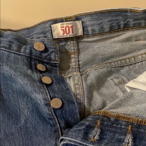 Levi's Classic 501 Relaxed Fit Men's Jeans - Blue - Picture 1 of 4